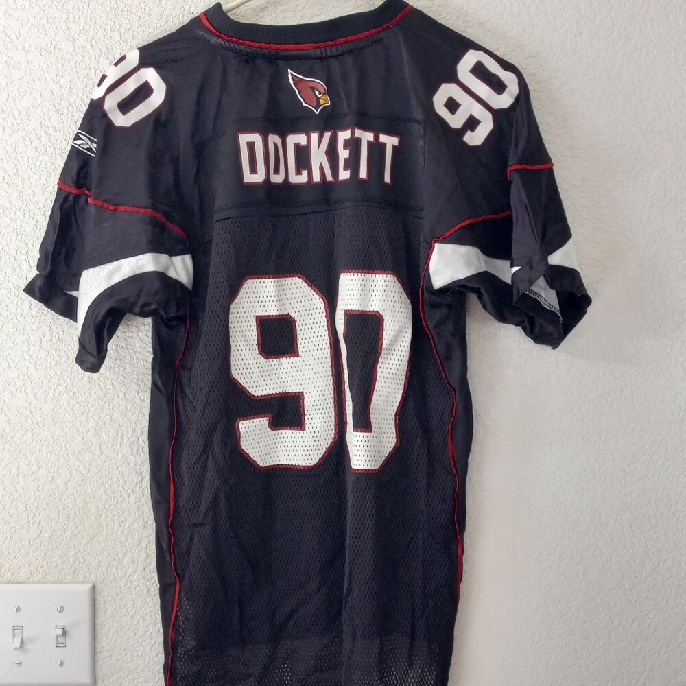 Darnell Dockett #90 Arizona Cardinals NFL Reebok Jersey Size Youth X-Large Black